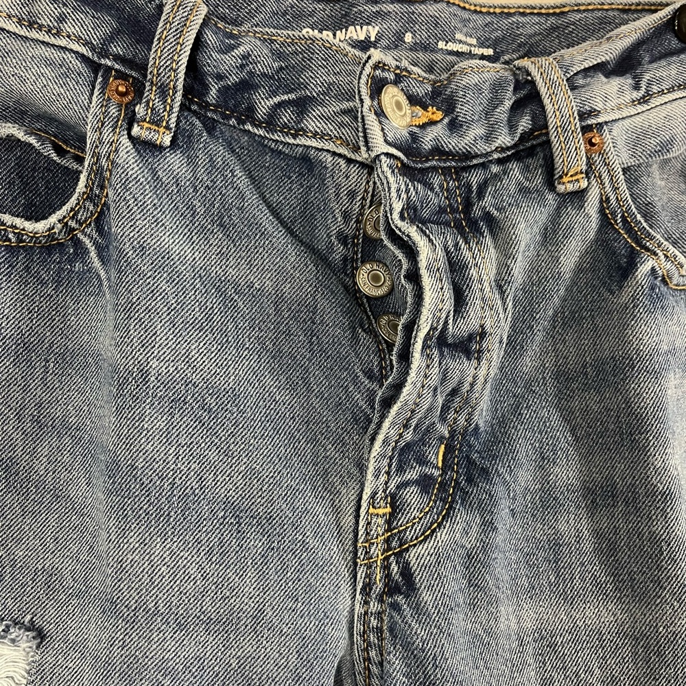 OLD NAVY BUTTON FLY HIGH RISE SLOUCHY TAPERD LEG (a407) - Picture 5 of 13
